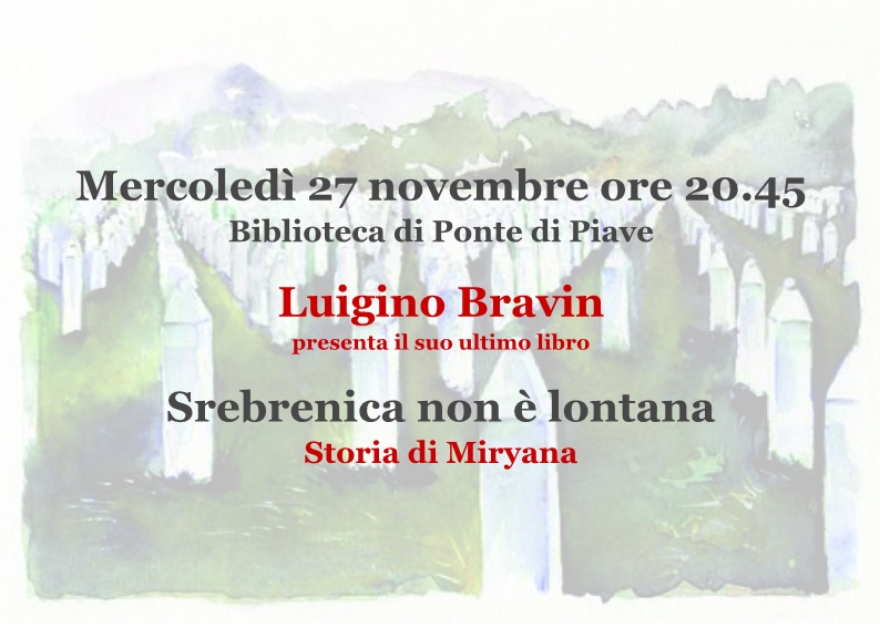 locandina Srebrenica non &egrave; lontana